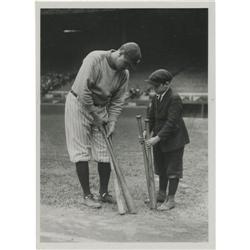 Early 1920's Babe Ruth Culver Service Wire Photo 