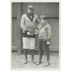 1920's Babe Ruth Culver Service Wire Photo 