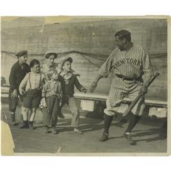 1927 Babe Ruth Culver Service Wire Photo 