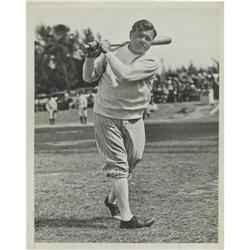 Early 1930's Babe Ruth Culver Service Wire Photo 