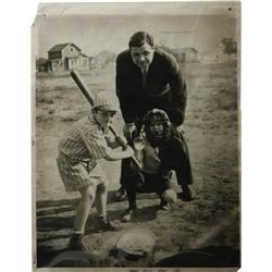 1932 Babe Ruth Oversized Wire Photo 