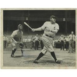 1942 Babe Ruth Culver Service Wire Photo 