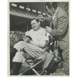 1942 Babe Ruth "The Pride of Yankees" Wire Photo 