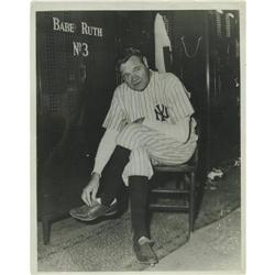 1948 Babe Ruth Culver Service Wire Photo 