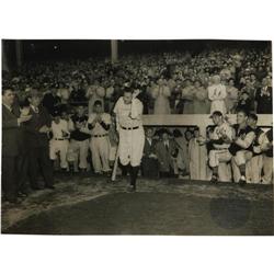 1948 Babe Ruth Oversized Wire Photo 
