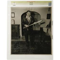 Late 1940's Babe Ruth Oversized Wire Photo 