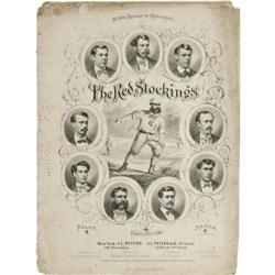1869 Cincinnati Reds Sheet Music 