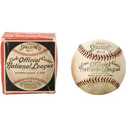 1915-24 Official National League Baseball in Box 
