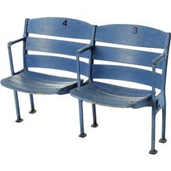 1940's Yankee Stadium Double Seat 
