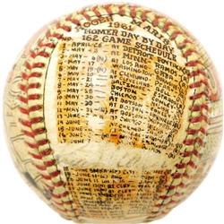 1970's Roger Maris Signed Sosnak Art Baseball 