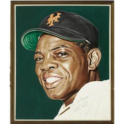 Willie Mays Portrait 500 HR Club Series 