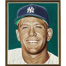 Mickey Mantle Portrait 500 HR Club Series 