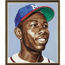 Hank Aaron Portrait 500 HR Club Series 