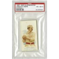 1887 N28 Allen & Ginter Timothy Keefe PSA 4 