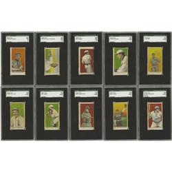 1908-1909 E102 Anonymous "Set of 25" SGC Set 