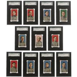 1909 E95 Philadelphia Caramel Complete SGC-Graded Set 