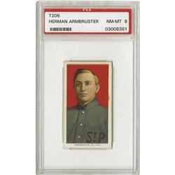 1909-11 T206 Herman Armbruster PSA NM-MT 8 