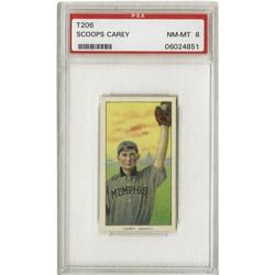 1909-11 T206 Scoops Carey PSA NM-MT 8 