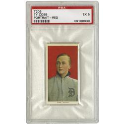 1909-11 T206 Ty Cobb Red Portrait PSA EX 5 