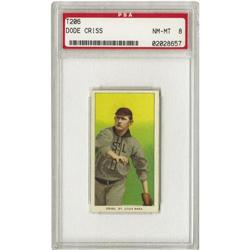 1909-11 T206 Dode Criss PSA NM-MT 8 