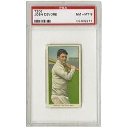 1909-11 T206 Josh Devore PSA NM-MT 8 