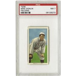 1909-11 T206 Mike Donlin Fielding PSA NM 7 
