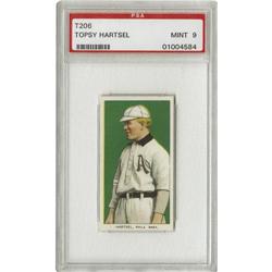 1909-11 T206 Topsy Hartsel PSA Mint 9 