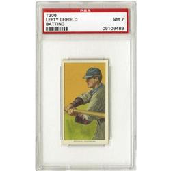 1909-11 T206 Lefty Leifield Batting PSA NM 7 
