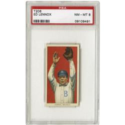 1909-11 T206 Ed Lennox PSA NM-MT 8 