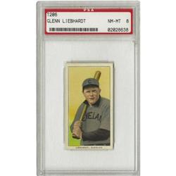 1909-11 T206 Glenn Liebhardt PSA NM-MT 8 