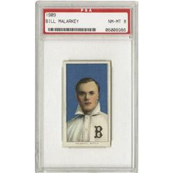 1909-11 T206 Bill Malarkey PSA NM-MT 8 