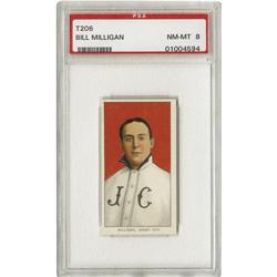 1909-11 T206 Bill Milligan PSA NM-MT 8 