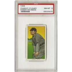 1909-11 T206 Charley O'Leary Hands On Knees PSA 