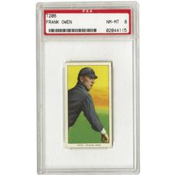 1909-11 T206 Frank Owen PSA NM-MT 8 