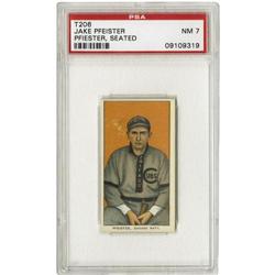 1909-11 T206 Jack Pfeister Seated PSA NM 7 