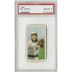 1909-11 T206 Bill Shipke PSA NM-MT 8 