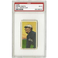 1909-11 T206 Frank Smith Chi., White Cap PSA 7 