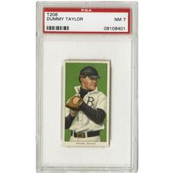 1909-11 T206 Dummy Taylor PSA NM 7 