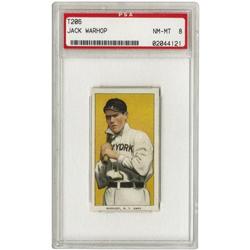 1909-11 T206 Jack Warhop PSA NM-MT 8 