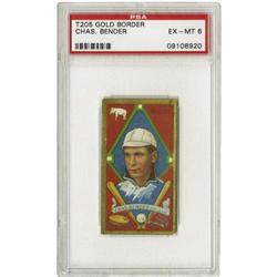 1911 T205 Chas. Bender PSA EX-MT 6 