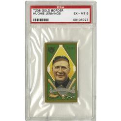 1911 T205 Hughie Jennings PSA EX-MT 6 