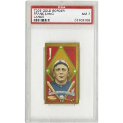 1911 T205 Frank Lang PSA NM 7 