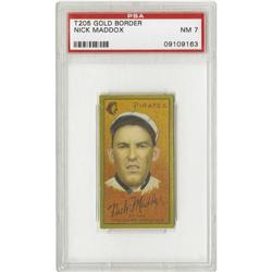 1911 T205 Nick Maddox PSA NM 7 
