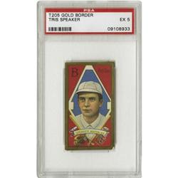 1911 T205 Tris Speaker PSA EX-MT 6 