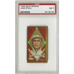 1911 T205 Jake Stahl PSA NM 7 