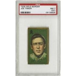 1911 T205 Joe Tinker PSA NM 7 (OC) 