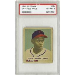 1949 Bowman Satchell Paige #224 PSA NM-MT 8 