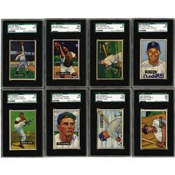 1951 Bowman Baseball Complete Set w/ Autographs 