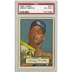 1952 Topps Mickey Mantle #311 PSA VG-EX 4 