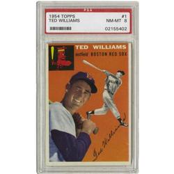1954 Topps Ted Williams #1 PSA NM-MT 8 